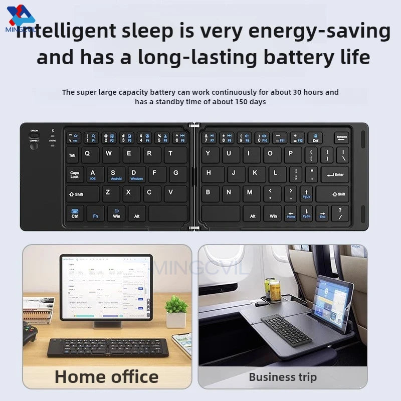 PocketFold Wireless Bluetooth Keyboard
