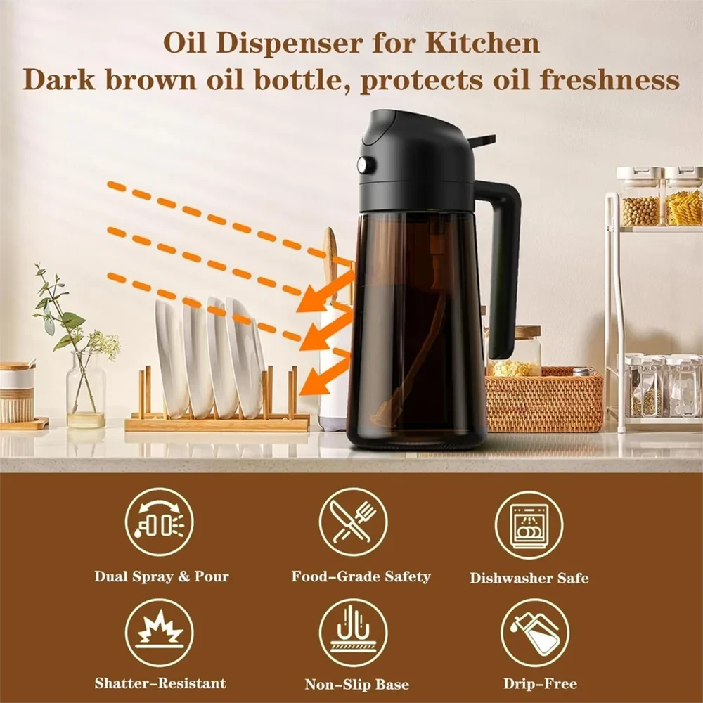 Glass Oil Dispenser Sprayer
