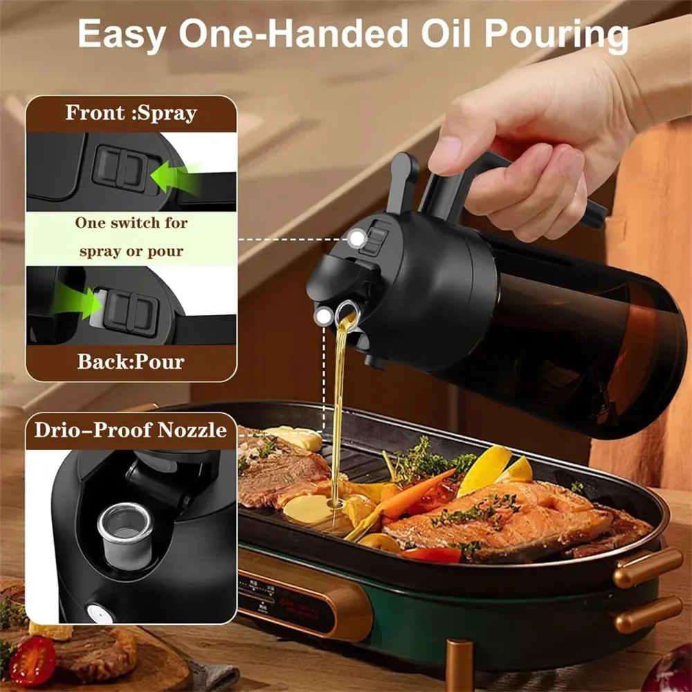 Glass Oil Dispenser Sprayer